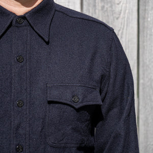 Buzz Rickson’s US Navy Wool Flannel CPO Shirt – Navy