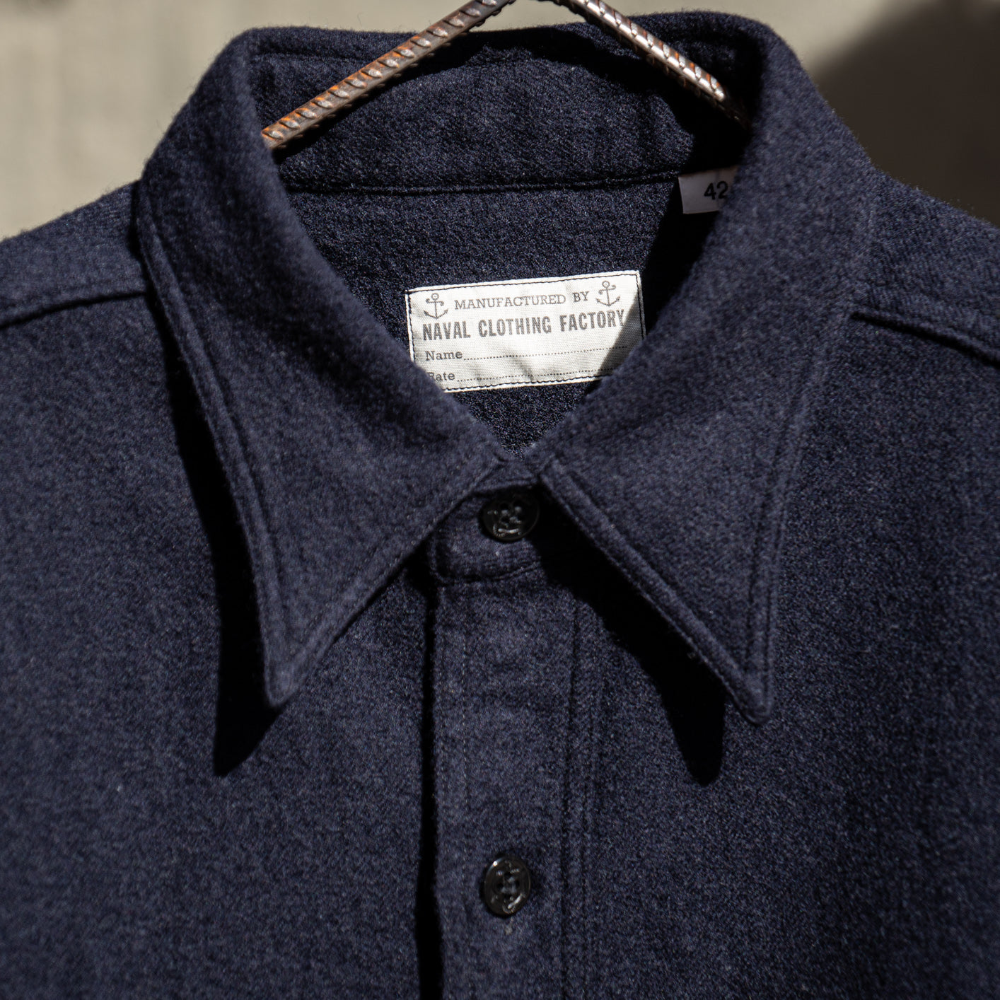 Buzz Rickson's US Navy Wool Flannel CPO Shirt – Navy