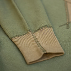 Buzz Rickson's 13oz Set-In Crew Sweat Shirt - Olive