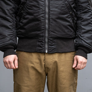 Buzz Rickson's X William Gibson MA-1 Slender - Black