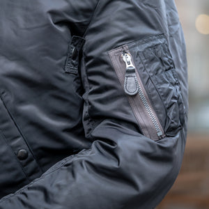 Buzz Rickson's X William Gibson MA-1 Flight Jacket - Slender Long / Black