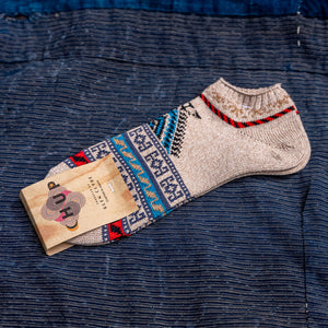 Chup Socks NUPURI – Navajo White / Combed Cotton