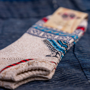 Chup Socks NUPURI – Navajo White / Combed Cotton