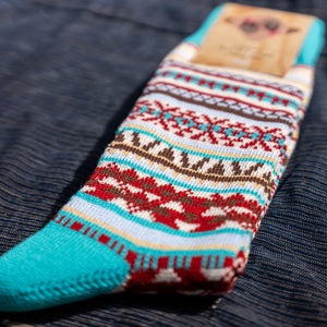 Chup Socks SOL BRILLANTE – Turquoise / Combed Cotton