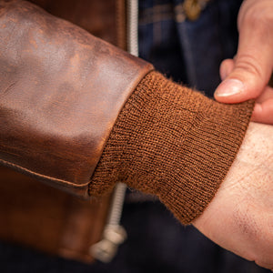 Eastman Leather A-2 “Pearl Harbor” Leather Jacket– American Walnut Horsehide