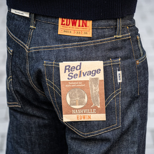 Edwin Nashville 14oz Red Listed Selvage Jeans – Classic Straight