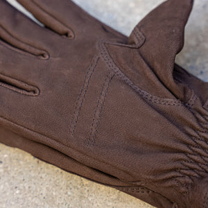 Hestra Bergvik Suede Leather Gloves - Espresso