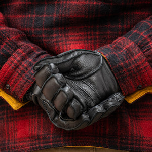 Hestra Deerskin Primaloft Rib Gloves – Black