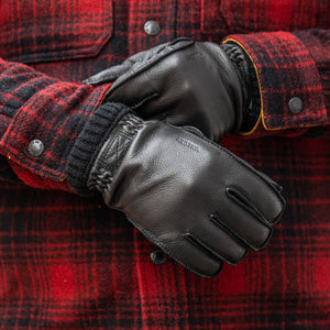 Hestra Deerskin Primaloft Rib Gloves – Black