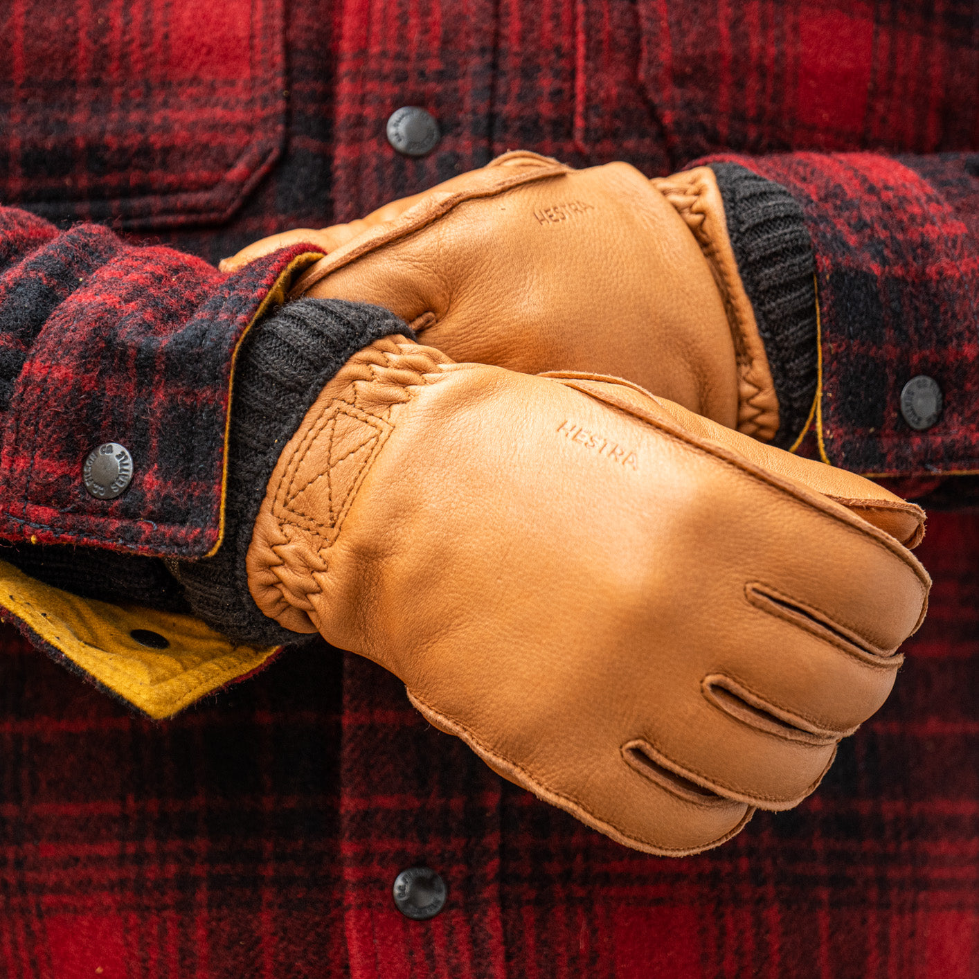 primaloft handschuhe Hestra Deerskin Primaloft Rib Gloves Cork