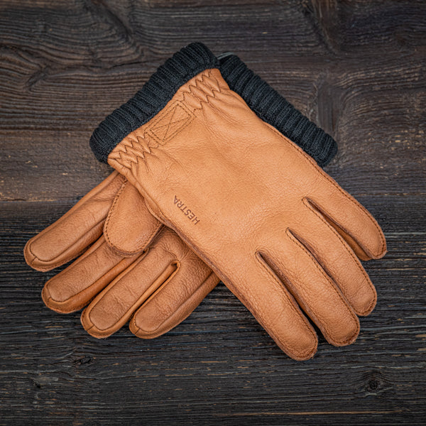 Hestra Deerskin Primaloft Rib Gloves – Cork