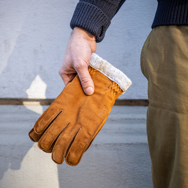Hestra Joar Nubuck Primaloft Gloves - Cork