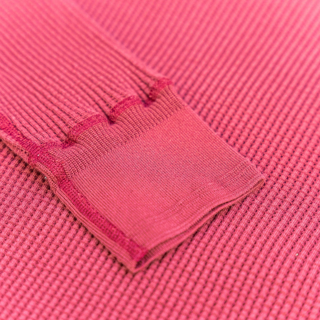 Homespun Bulky Waffle Crew Thermal - Bordeaux
