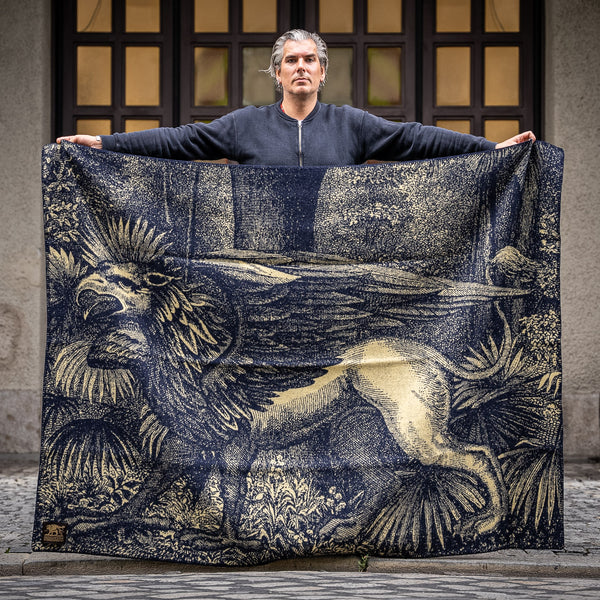 Indigofera Gryphon Talon Blanket - Norwegian Wool