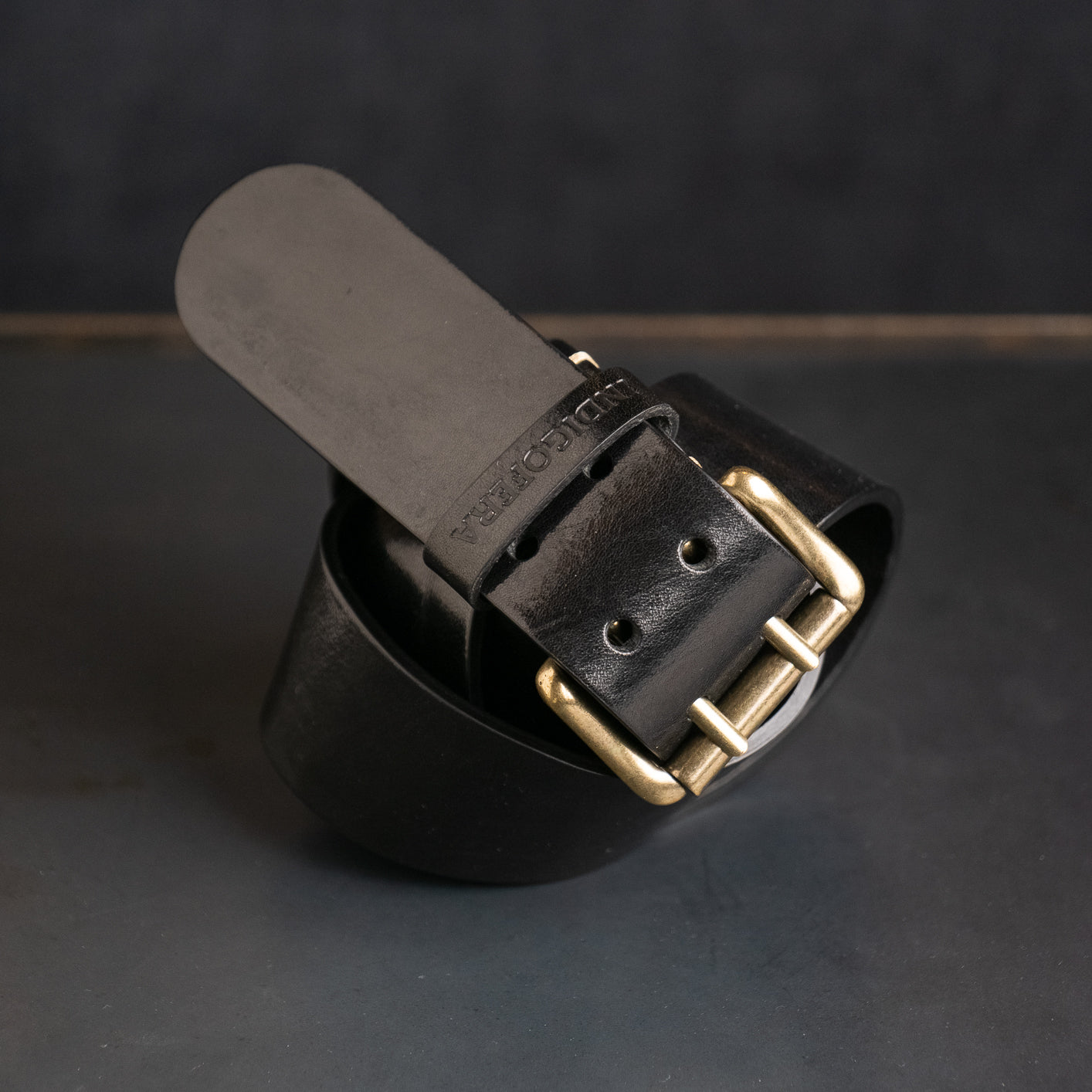 Black Heel Belt Danko Indigofera 2-Prong Bar –