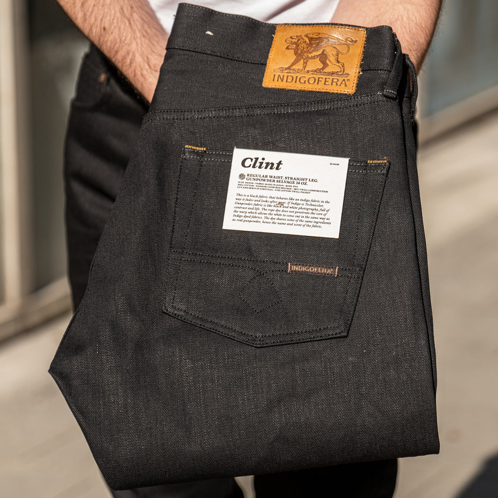 Indigofera Clint 14oz Gunpowder Selvage Jeans – Classic Straight