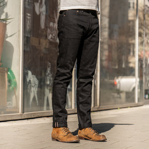 Indigofera Nash 14oz Gunpowder Selvage Jeans – Slim Tapered