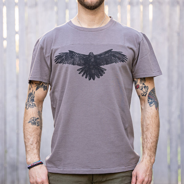 Indigofera “Hawk” Kel Supima Cotton T-Shirt – Clay Soil
