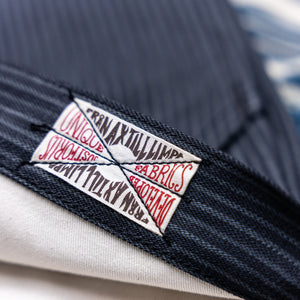 Indigofera 12oz Hickory Stripe Swearengen Pant - Gray / Black