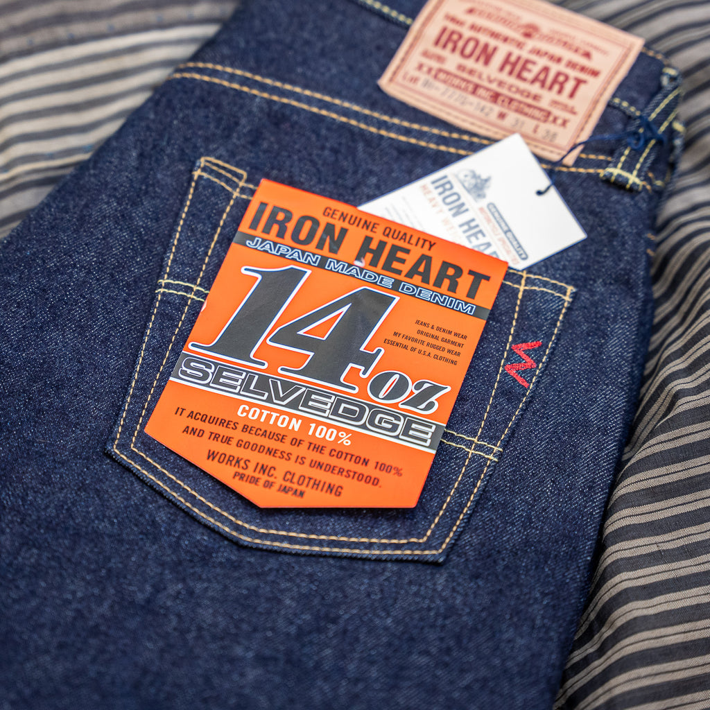 Iron Heart 777 14oz Selvedge Denim Jeans - Slim Tapered