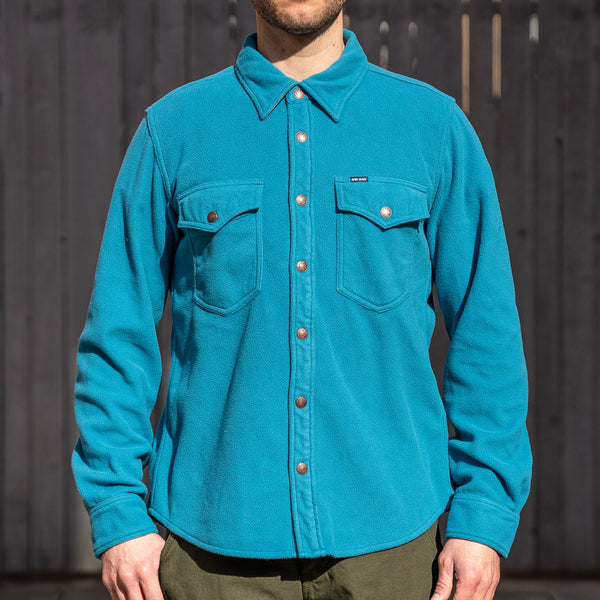 Iron Heart Micro Fleece CPO Shirt - IHSH-287 / Turquoise