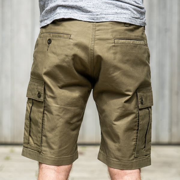 Iron Heart 7,4oz Whipcord Camp Shorts – IH-726 / Olive