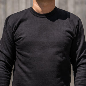 Iron Heart 11oz Heavy Knit Long Sleeve – Black