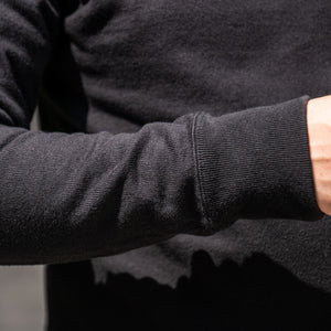 Iron Heart 11oz Heavy Knit Long Sleeve – Black