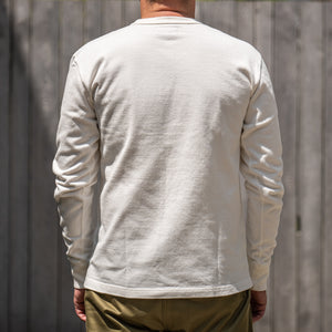 Iron Heart 11oz Heavy Knit Long Sleeve – White