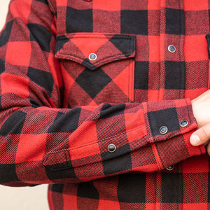 Iron Heart 12oz Buffalo Check Ultra Heavy Flannel – IHSH-232-Red