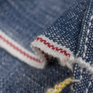 Iron Heart 10oz Selvedge Chambray Work Shirt - IHSH-21 Blue