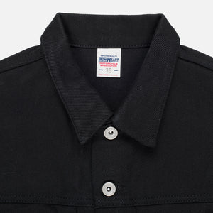 Iron Heart 21oz Non-Fade ‘Sonny’ Denim Type III Vest – Superblack / IH-9526V