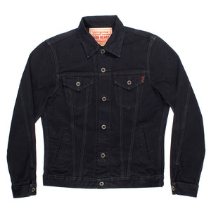Iron Heart 14oz Selvedge Denim Modified Type III Jacket - Black Overdyed / IH-526J-142OD