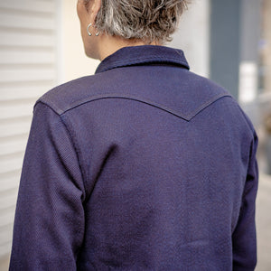 Iron Heart 14oz Kersey Western Shirt – Indigo Dyed / IHSH-208
