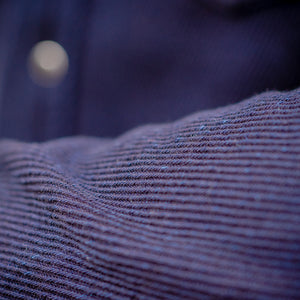 Iron Heart 14oz Kersey Western Shirt – Indigo Dyed / IHSH-208