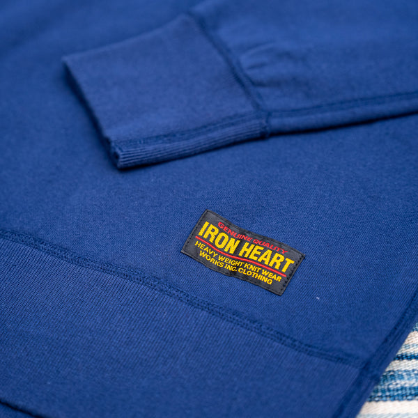 Iron Heart “Iconic Logos” 14oz Ultra Heavyweight Loopwheel Sweater – IHSW-68 / Navy