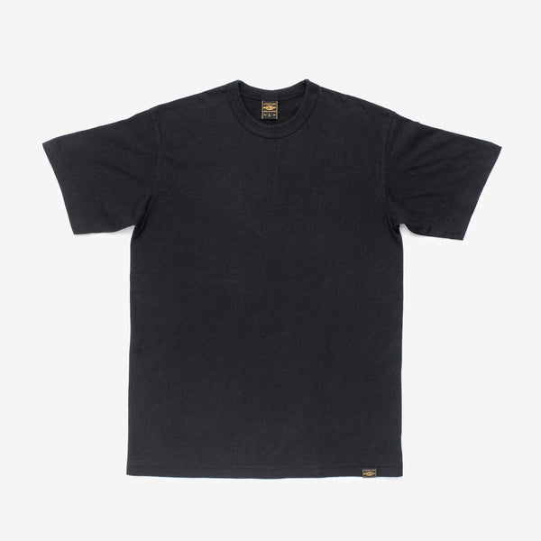 Iron Heart 6,5oz Loopwheel T-Shirt (Longer Body) – IHT-1601L Black