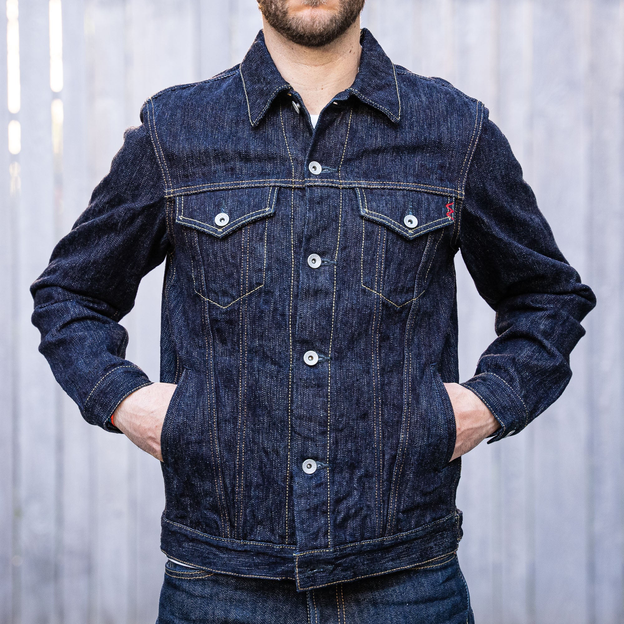 Iron Heart 16oz Slubby Selvedge Denim Modified Type III Jacket IH 52