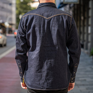 Iron Heart 12oz Selvedge Denim Western Shirt - IHSH-33-IND