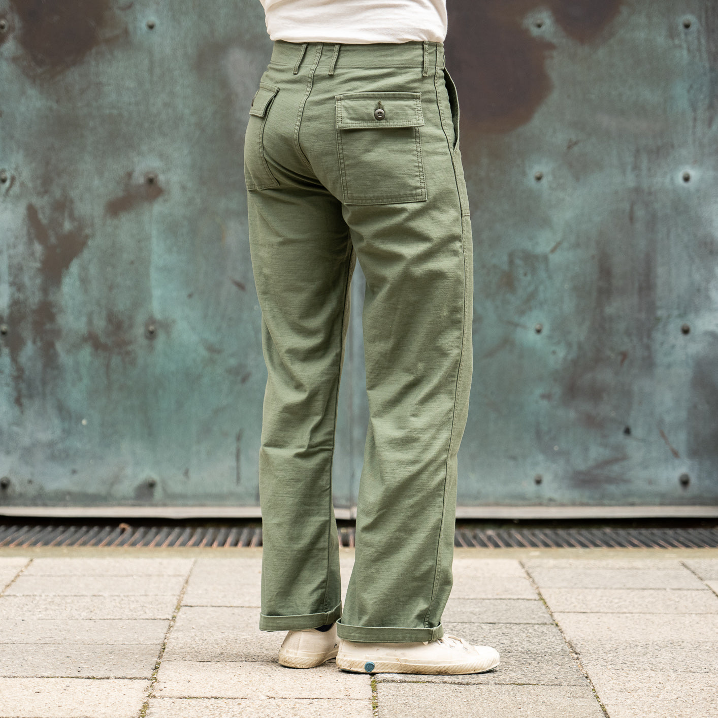 Subculture FATIGUE PANTS SHORTS OLIVE