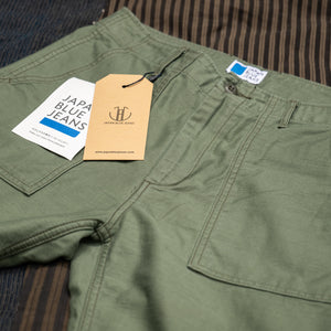 Japan Blue Modern Military Baker Pants – Olive