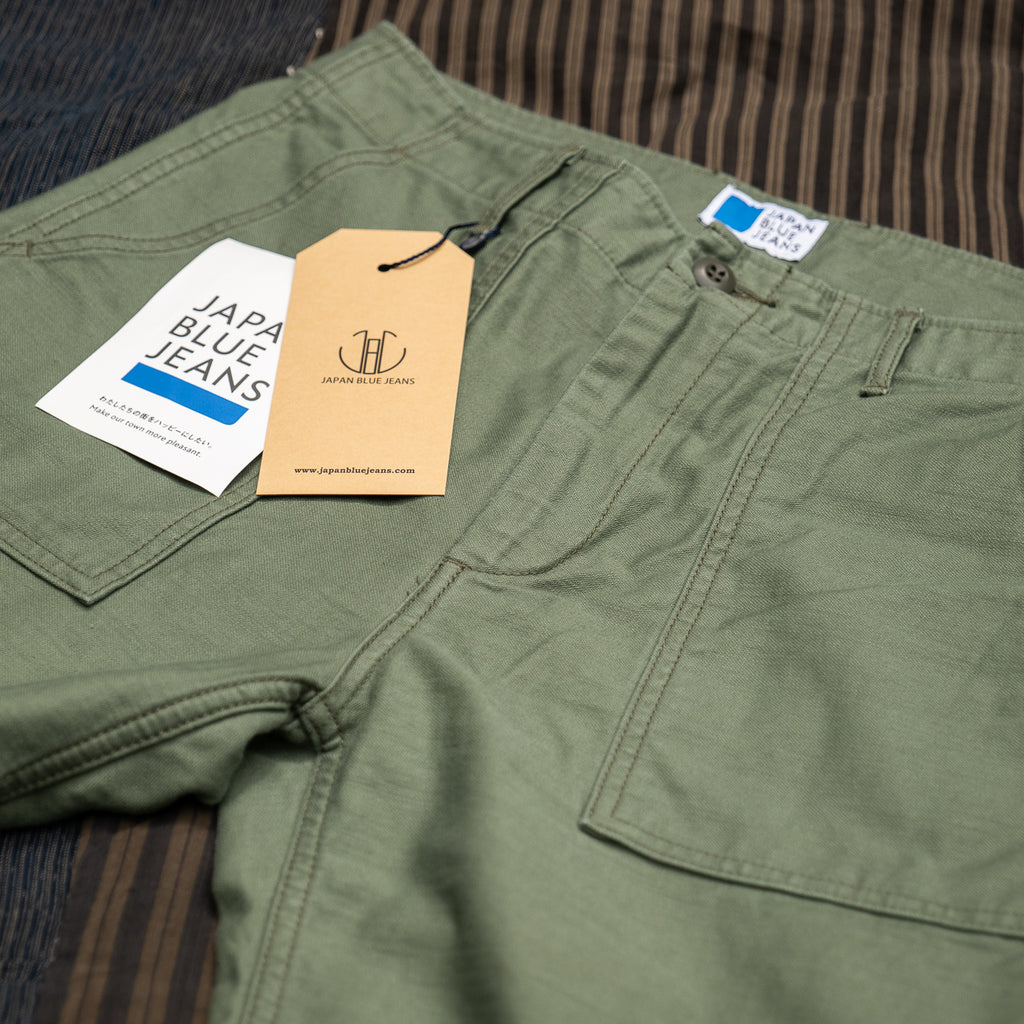 Japan Blue Modern Military Baker Pants – Olive