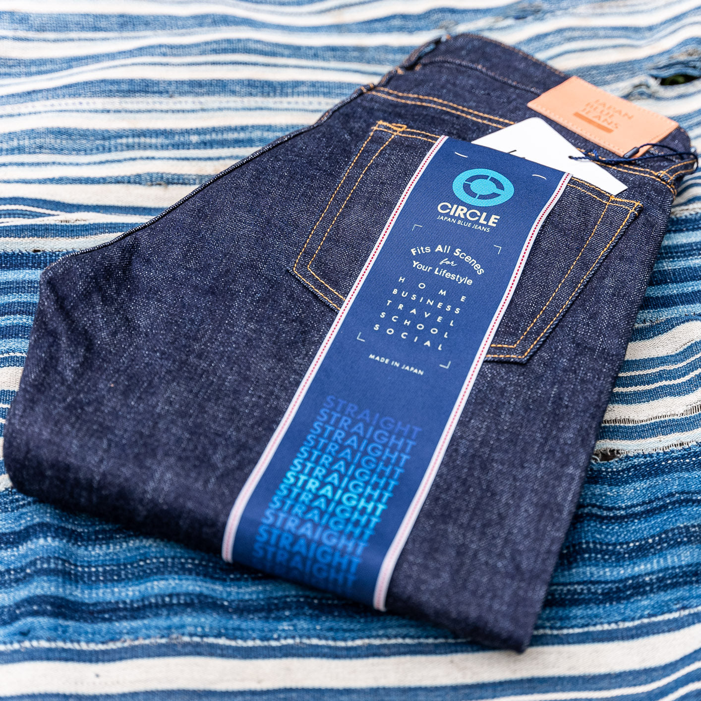 Japan Blue J301B 14,8oz Selvedge Jeans “Circle Straight” – Regular Tap
