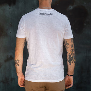 Johnson Motors "1960s HM Gold Wing" T-Shirt - Optic White