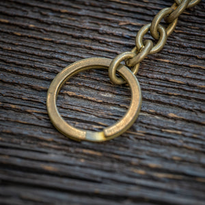 Kobashi Handmade Key Clip Chain - Solid Brass