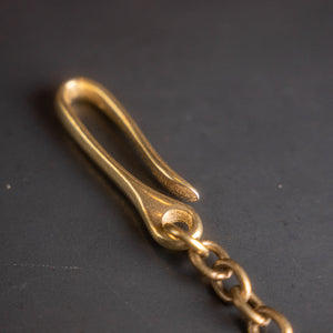 Kobashi Studio Belt Hook Chain - Solid Brass