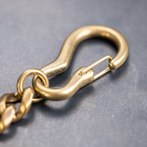 Kobashi Studio Massive Karabiner Key Chain – Solid Brass