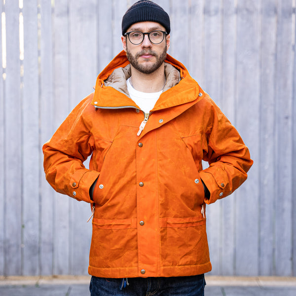 Manifattura Ceccarelli Mountain Jacket – Safety Orange / Wool Padded Lining