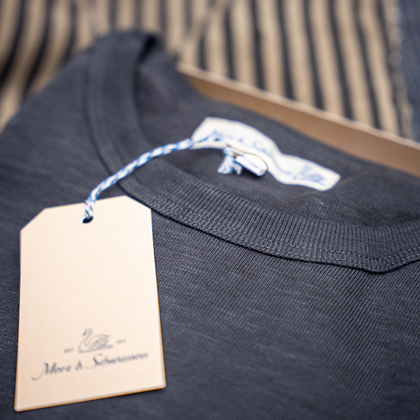 Merz b. Schwanen 2S18 Heavy Loopwheel Longsleeve Charcoal