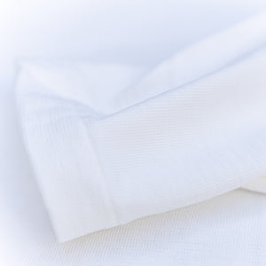 Merz b. Schwanen 2S18 13,4oz Heavy Loopweeled Longsleeve – White